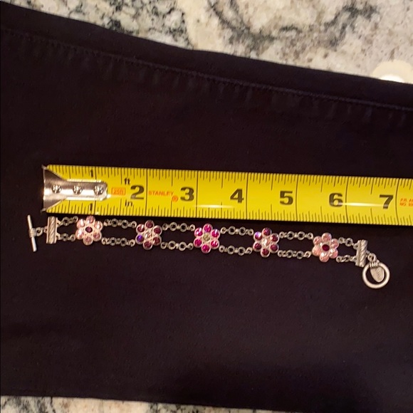 Tommassini floral crystal bracelet. - Picture 5 of 6